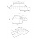 Rimini L-Shaped Upholstered Corner Sofa Bed