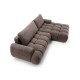Rimini L-Shaped Upholstered Corner Sofa Bed