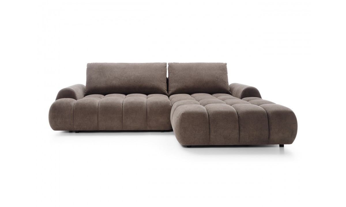 Rimini L-Shaped Upholstered Corner Sofa Bed