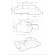 Passo L-shape Modern Corner Sofa Bed