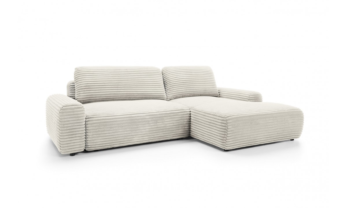 Cord L-shape Modern Corner Sofa Bed