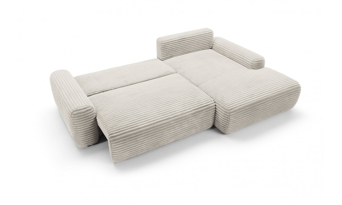 Cord L-shape Modern Corner Sofa Bed