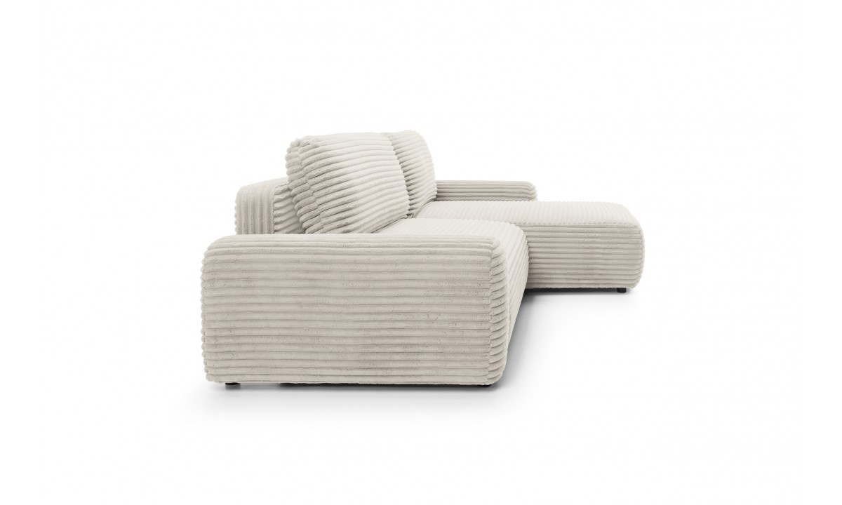 Cord L-shape Modern Corner Sofa Bed