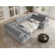 U shaped Corner Sofa Bed with Storage Fectory