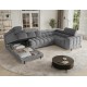U shaped Corner Sofa Bed with Storage Fectory