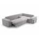 Alvares L-shape Modern Corner Sofa Bed