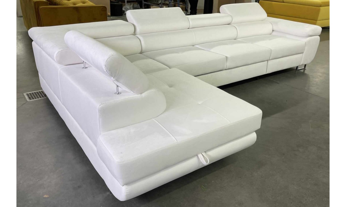  ROYAL MAXI - L-Shaped Upholstered Corner Sofa Bed