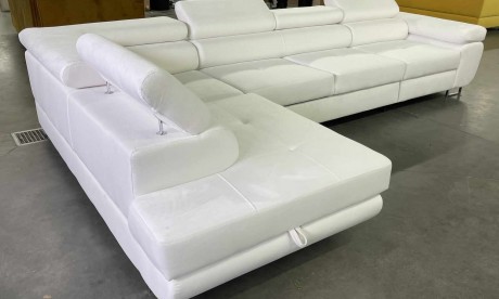  ROYAL MAXI - L-Shaped Upholstered Corner Sofa Bed