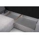Alvares L-shape Modern Corner Sofa Bed