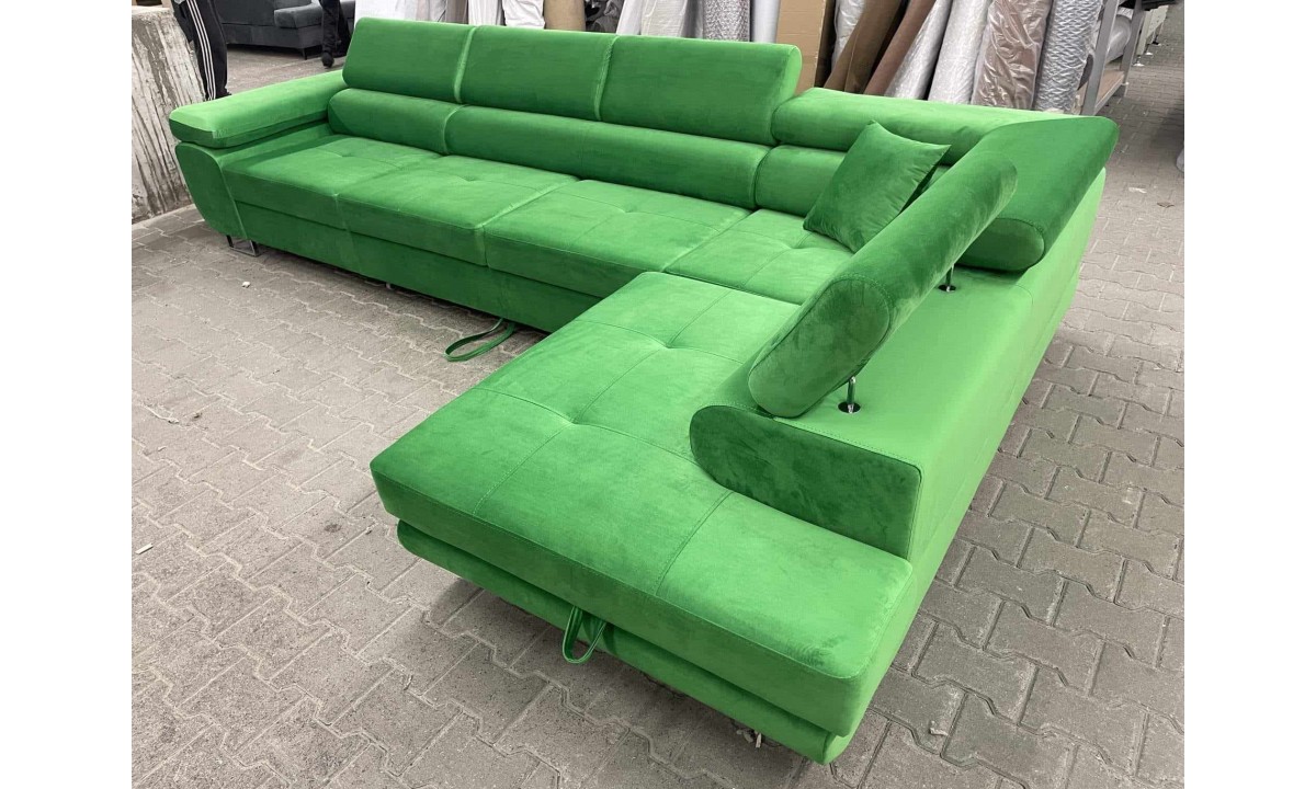 ROYAL MAXI - L-Shaped Upholstered Corner Sofa Bed