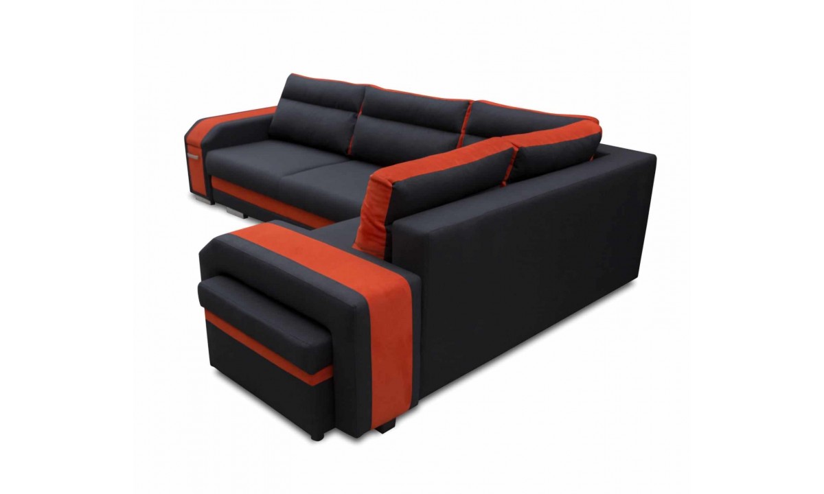 Assan L-shape Modern Corner Sofa
