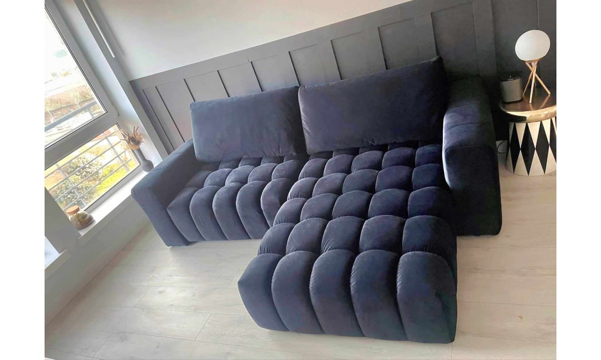 L-Shaped Upholstered Corner Sofa Bed Bonett