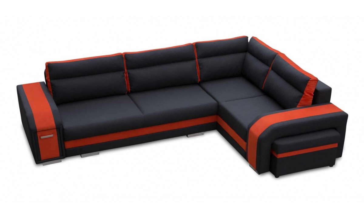 Assan L-shape Modern Corner Sofa