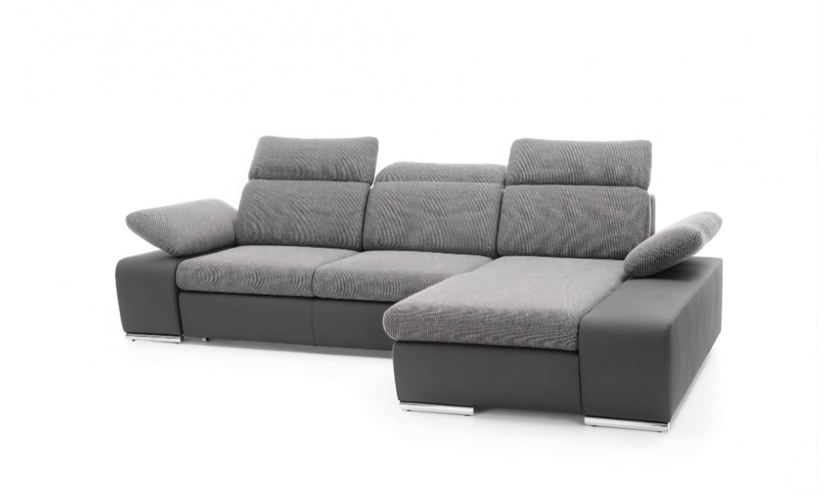 Odessa L-shape Modern Corner Sofa Bed