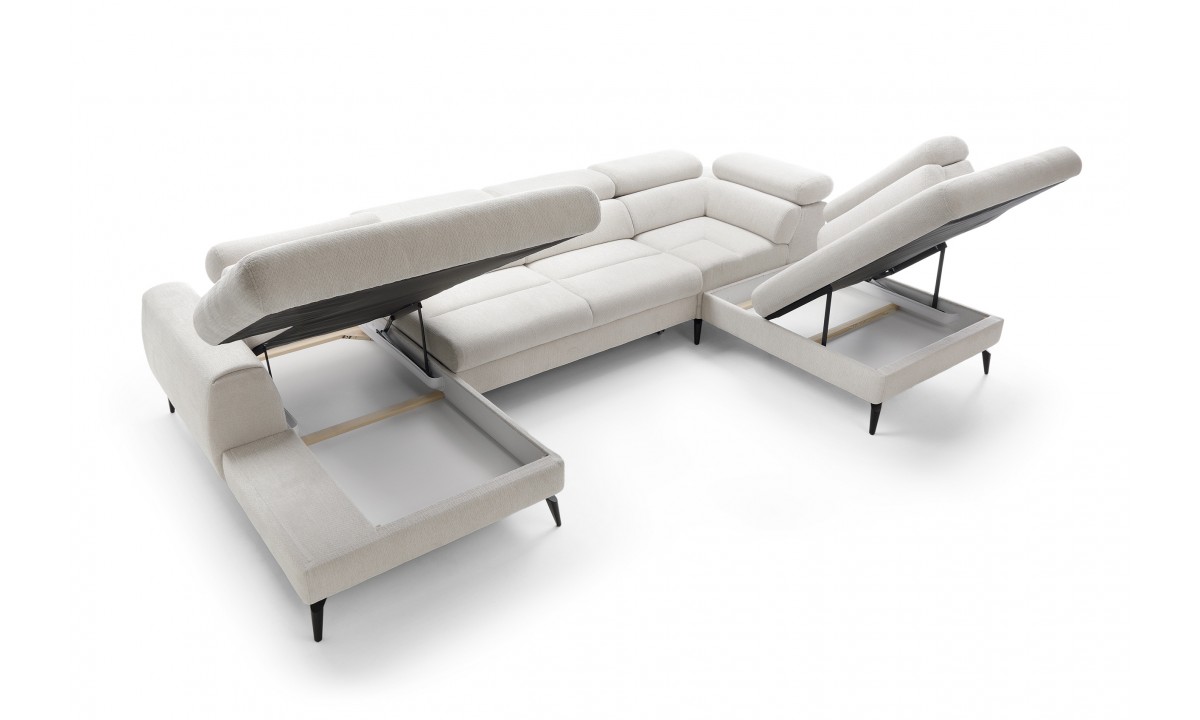 Jazz Type U Corner Sofa Bed