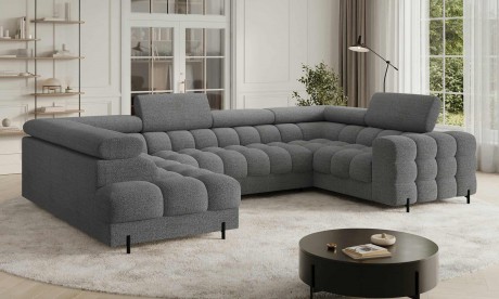 U shaped Corner Sofa Bed with Storage Fectory