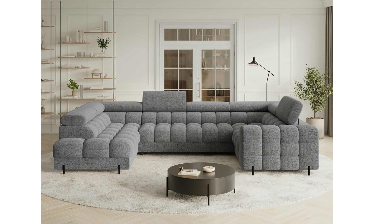 U shaped Corner Sofa Bed with Storage Fectory