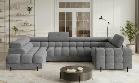 U shaped Corner Sofa Bed with Storage Fectory