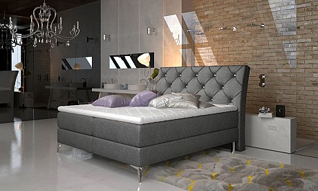 Modern Box Spring Bed ADEL Various Sizes