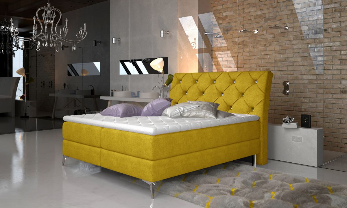 Modern Box Spring Bed ADEL Various Sizes