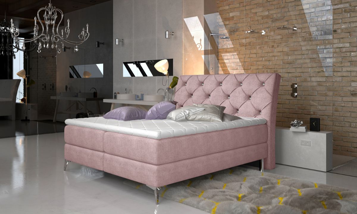 Modern Box Spring Bed ADEL Various Sizes