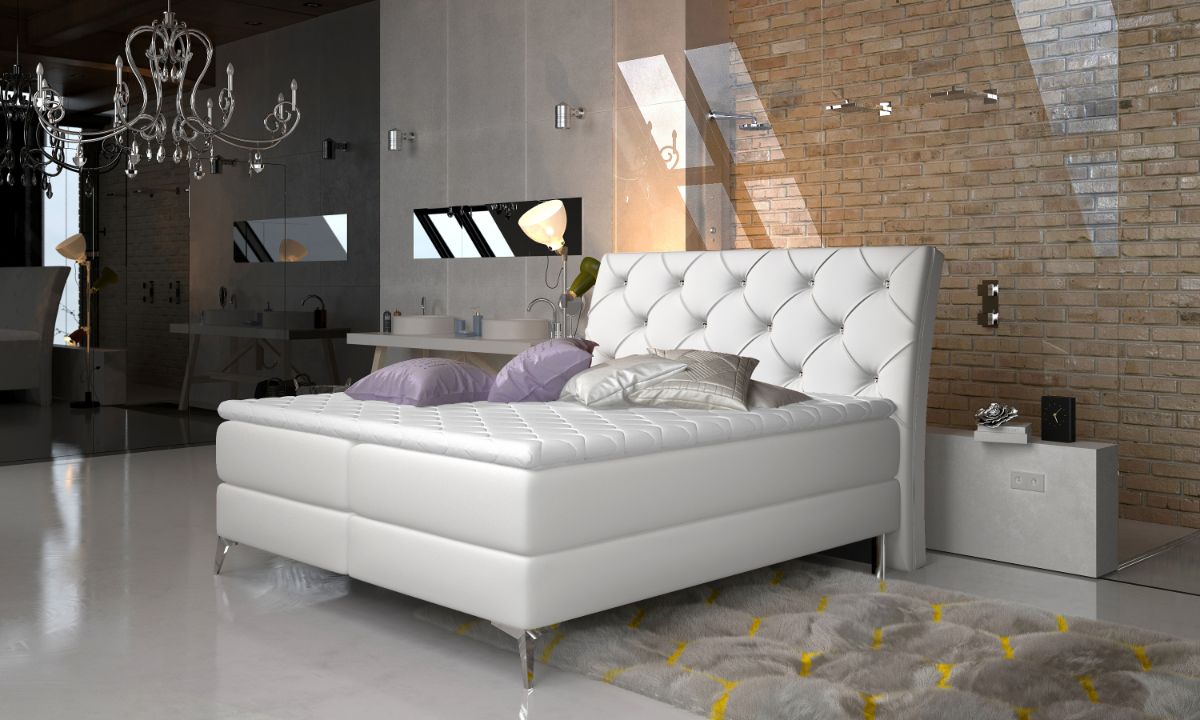 Modern Box Spring Bed ADEL Various Sizes