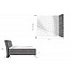 Modern Box Spring Bed ADEL Various Sizes