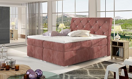 Modern Box Spring Bed BALVIN Various Sizes