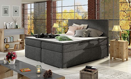 Modern Box Spring Bed DIVALO Various Sizes