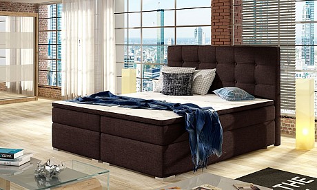 Modern Box Spring Bed INEZ Various Sizes