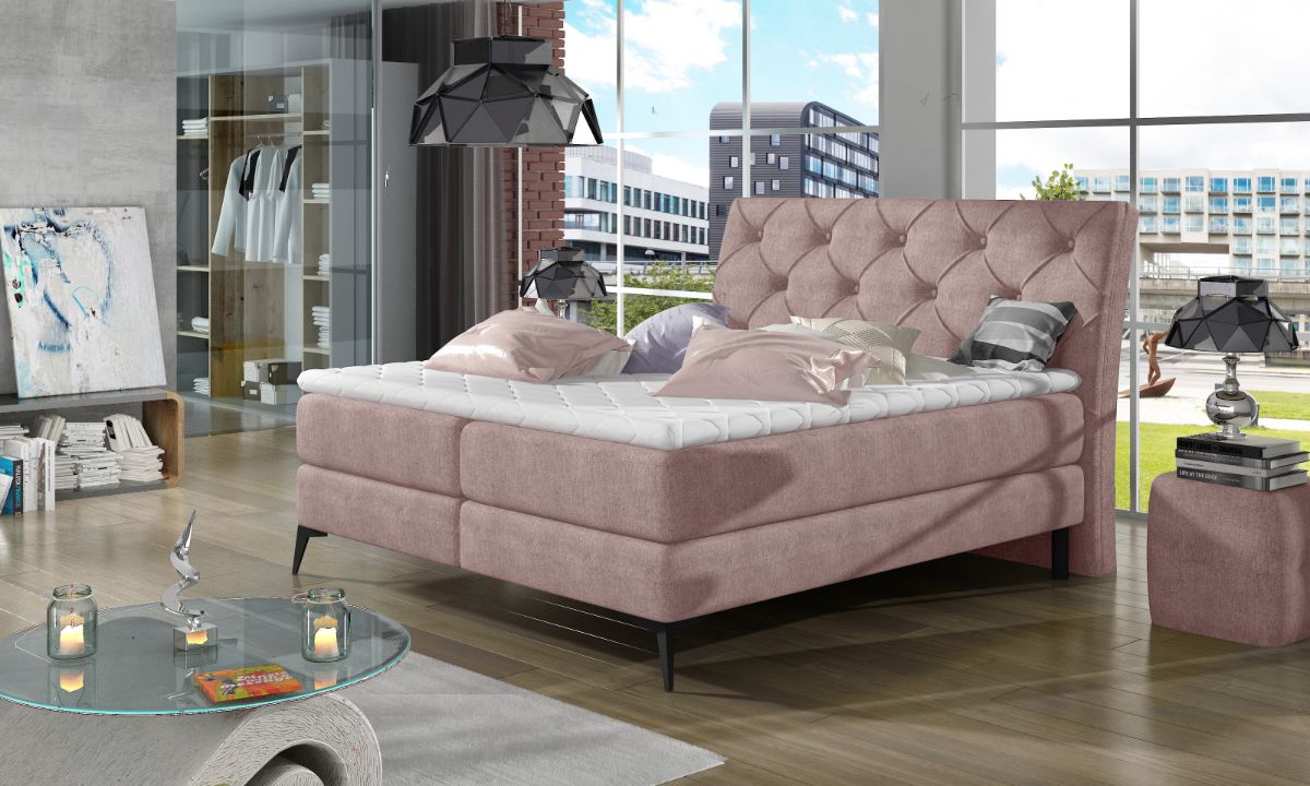 Modern Box Spring Bed LAOS Various Sizes