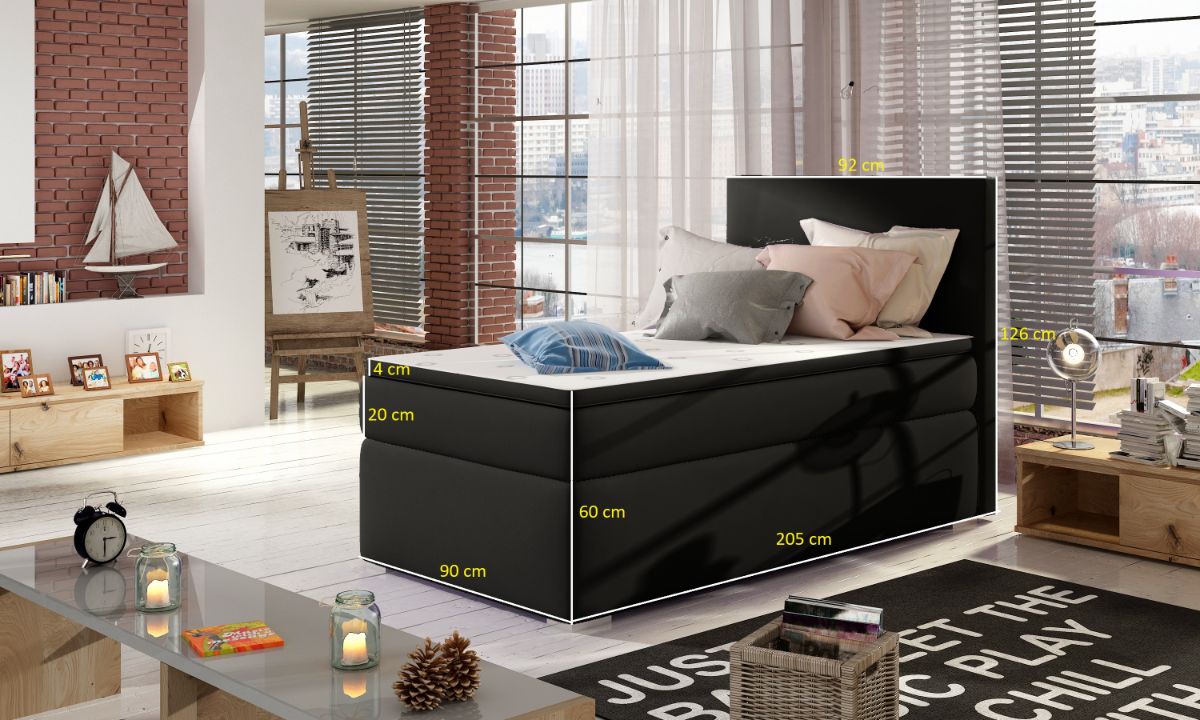 Modern Box Spring Bed ROCCO