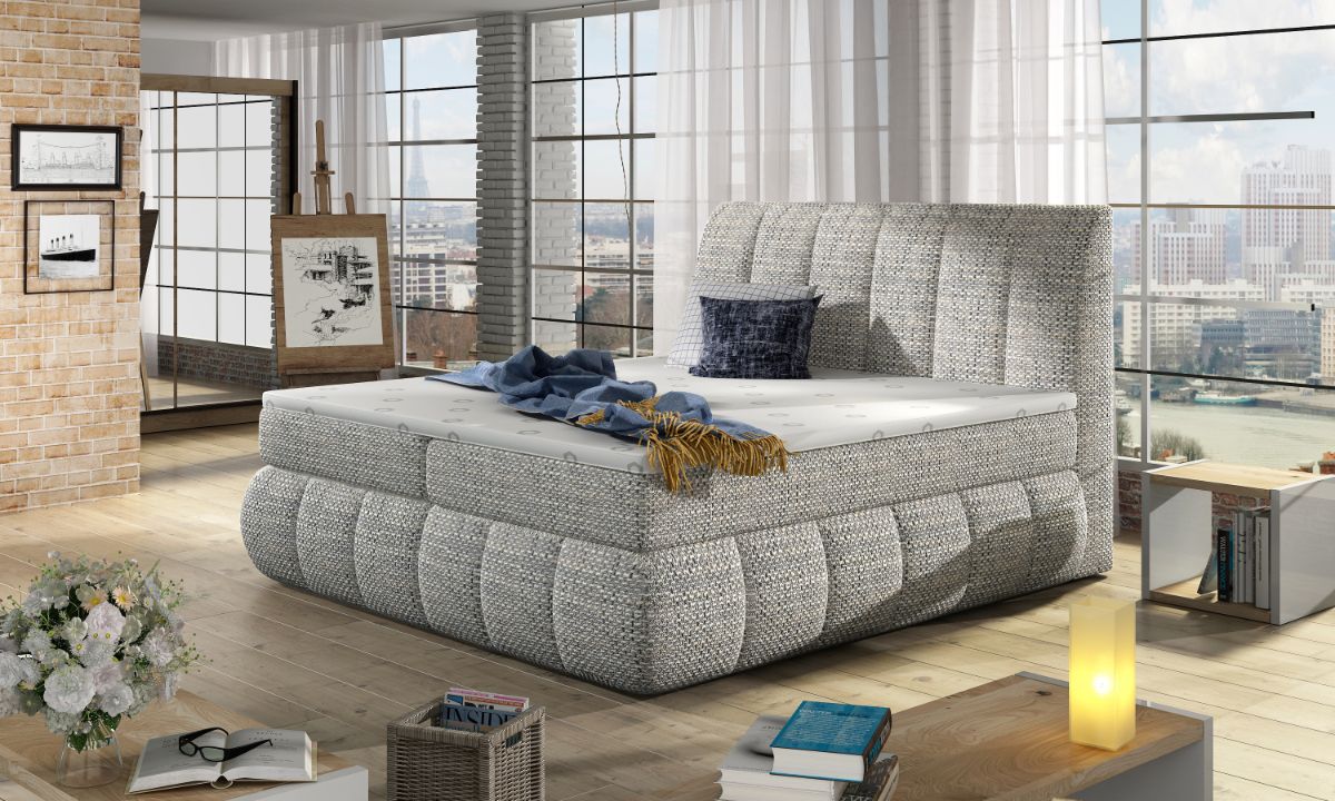 Modern Box Spring Bed VINCENZO Various Sizes