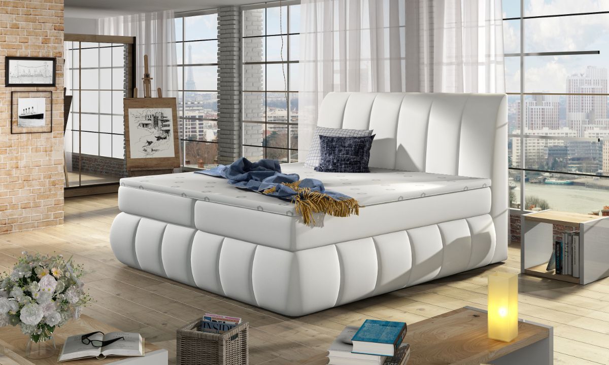 Modern Box Spring Bed VINCENZO Various Sizes
