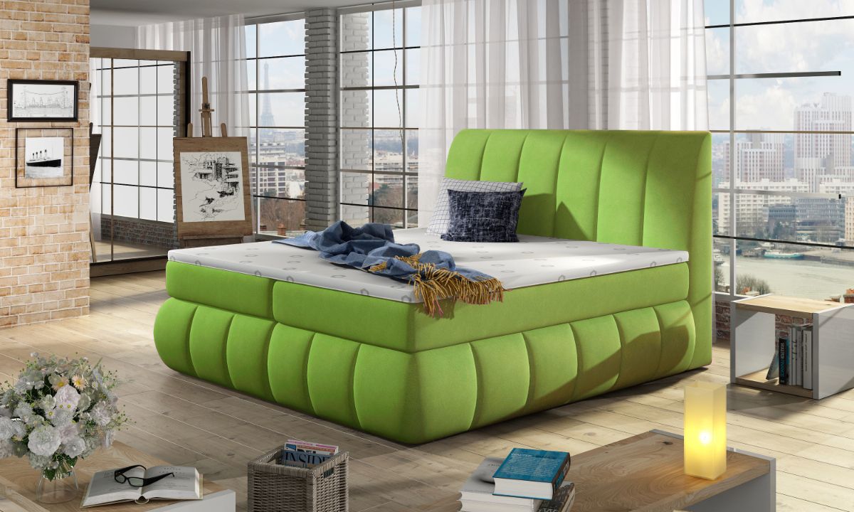 Modern Box Spring Bed VINCENZO Various Sizes