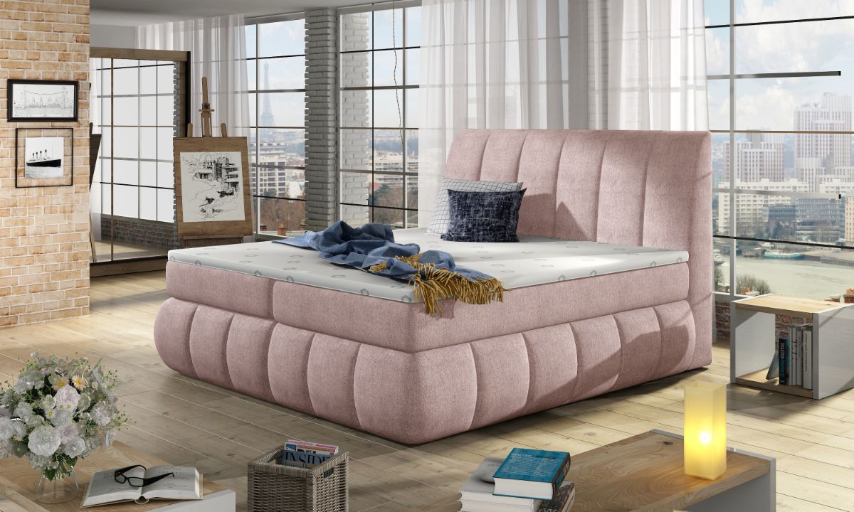 Modern Box Spring Bed VINCENZO Various Sizes