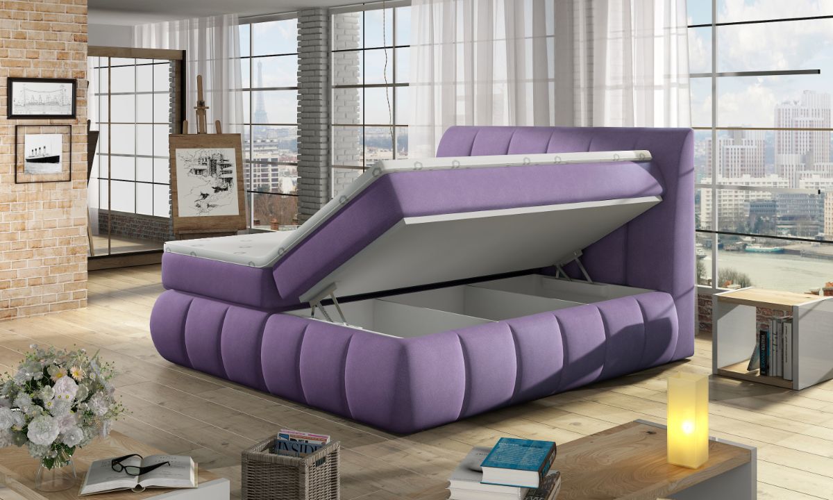 Modern Box Spring Bed VINCENZO Various Sizes