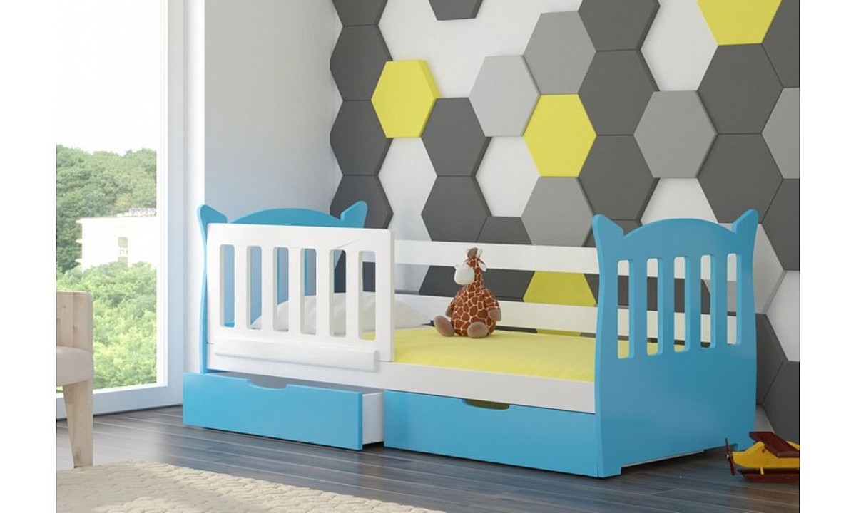 Modern Children Kids Bed with Storage 160 x 75 cm LENA