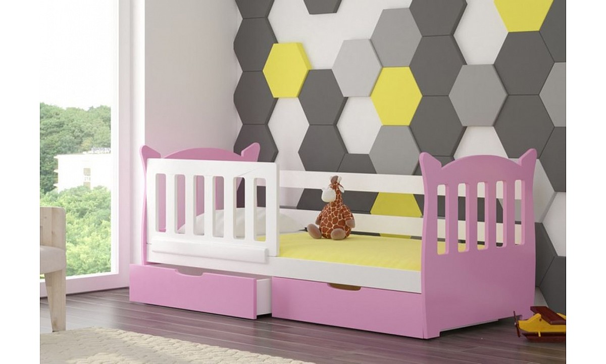 Modern Children Kids Bed with Storage 160 x 75 cm LENA