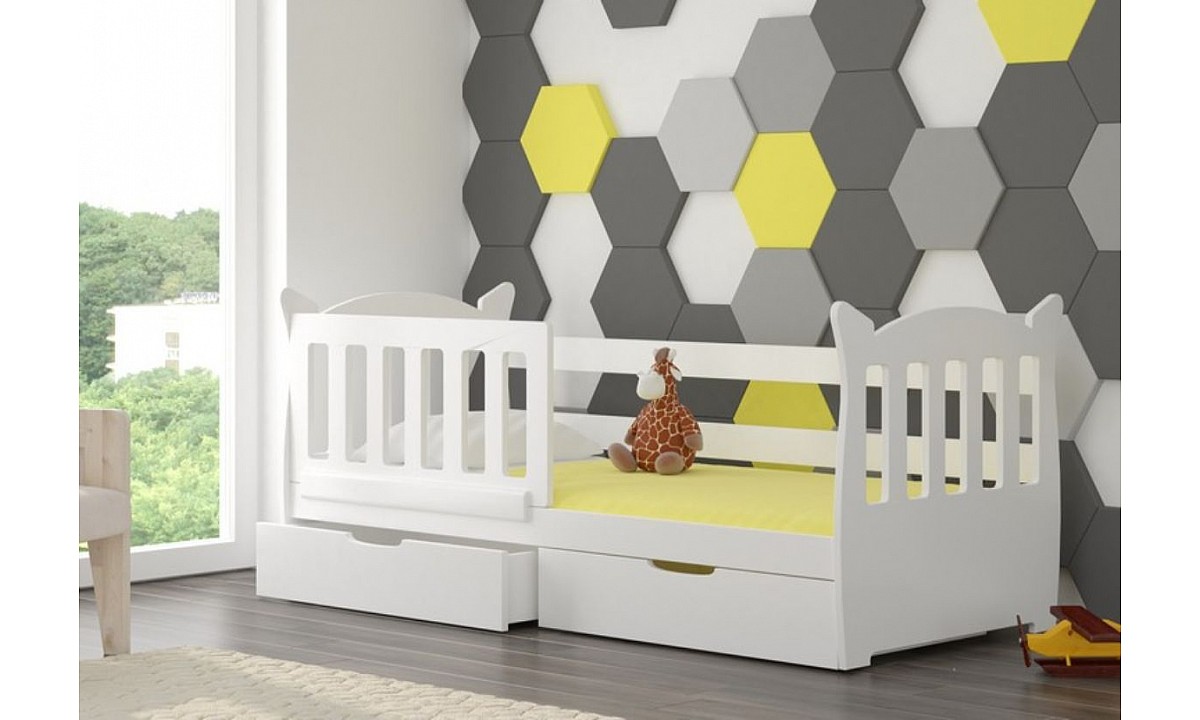 Modern Children Kids Bed with Storage 160 x 75 cm LENA