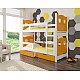 Modern Children Bunk Bed with Storage MARABA