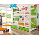 Modern Children Bunk Bed with Storage OSUNA