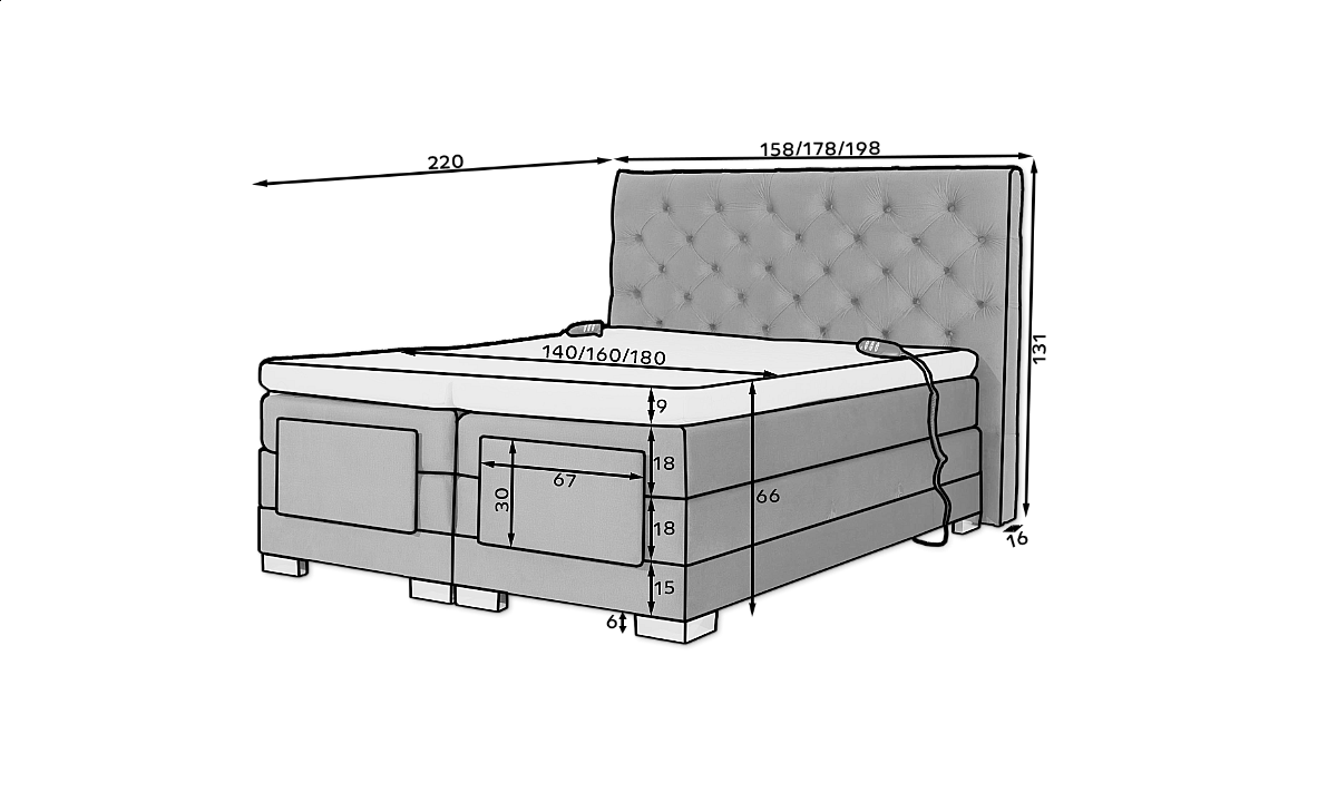 Clover Box Spring Various Sizes