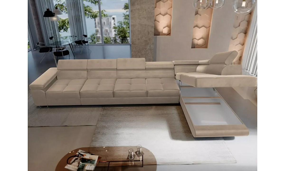 ROYAL MAXI 2 L-Shaped Corner Sofa Bed