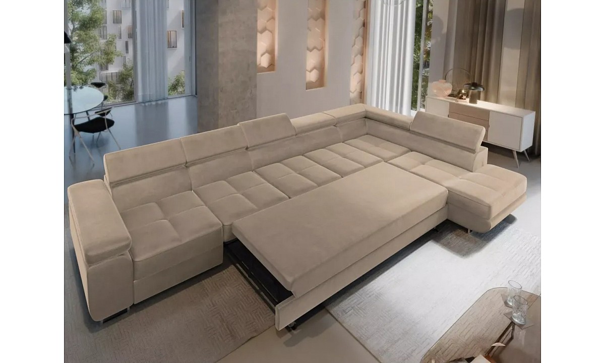 ROYAL MAXI 2 L-Shaped Corner Sofa Bed