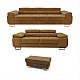 ROYAL ®️ Lounge Set 3 - 3 seater sofa bed / 2 Seater / Pouf