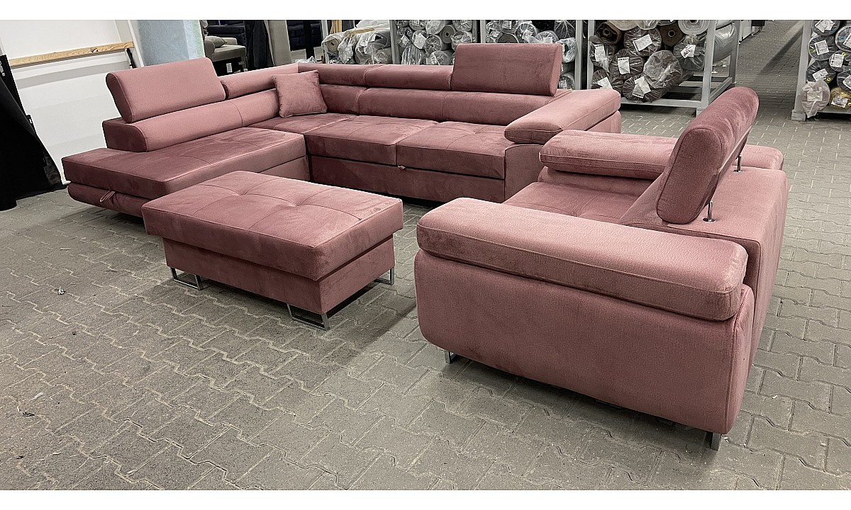 ROYAL ®️ Lounge Set 1 (Corner Sofa / Armchair / Pouf )