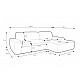 BOULI SILI M Corner Sofa Bed - Exclusive Collection 