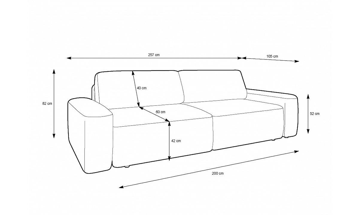 BOULI Sofa Bed - Exclusive Collection 