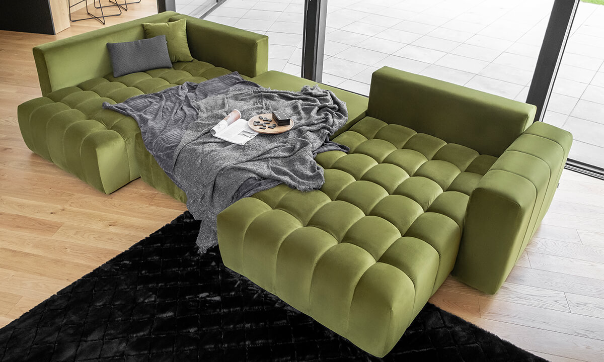 Bonito U-shape Corner Sofa Bed